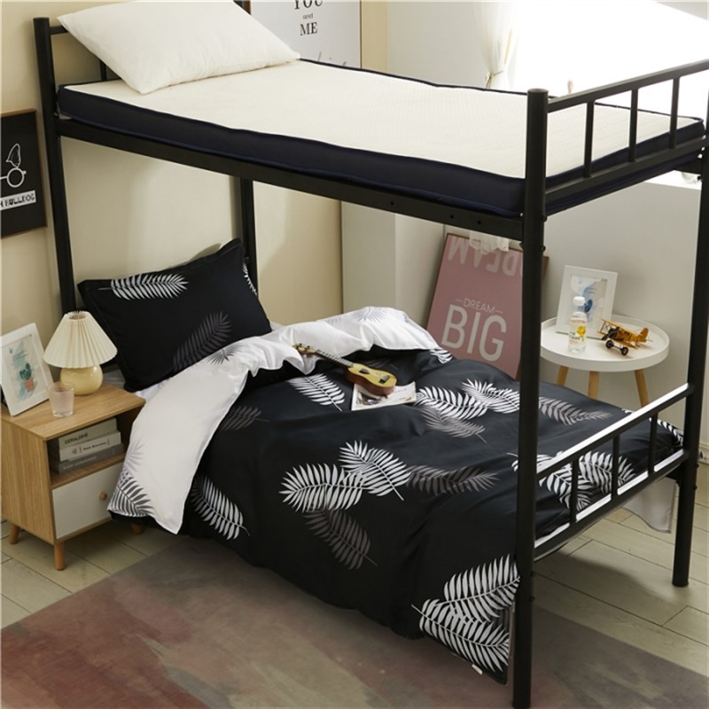 学生宿舍上下铺六件套o寝室床0.9m床垫被褥全套被子套高低床三件