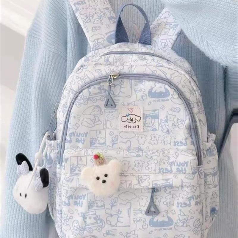 可爱涂鸦个性小众书包女日