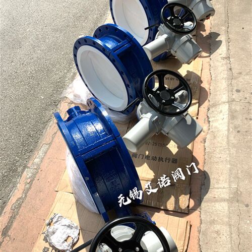 电动衬氟蝶阀法兰衬四氟耐酸碱腐蚀 D941F46C D941F416C/16P