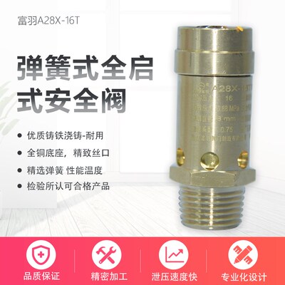 富羽 A28X-16T 弹簧式安全阀螺杆机安全阀空压机安全阀DN8101520