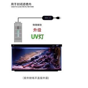 小米米家鱼缸UV杀菌灯改装物理模块过滤紫外线灭藻除绿除臭去腥