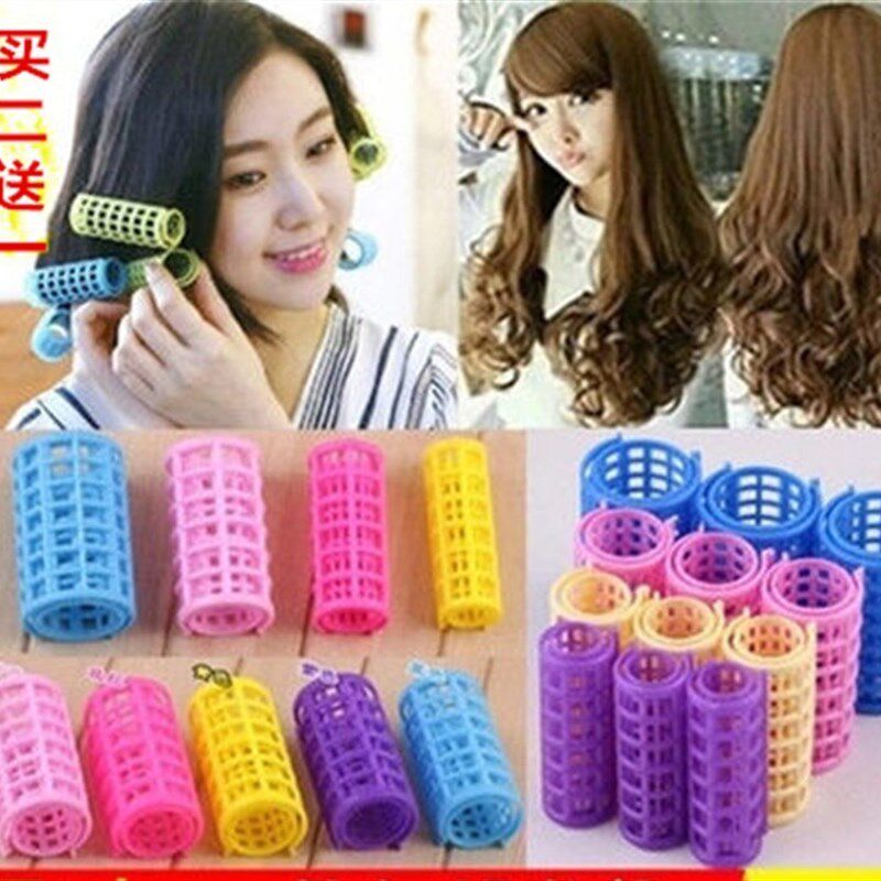 老式卷发筒内扣卷发神器不伤发卷发工具烫发杠塑料卷筒子母卷发器