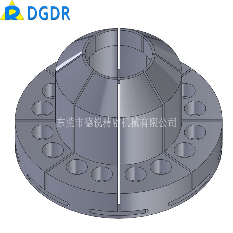 精密膜片爪子JD-60/70/100内撑外夹荒爪JD-10/30/65轻薄工件夹爪