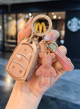 适用于凯迪拉克XT5钥匙套XT4 XT6 XTS CT4 CT5 CT6 ATSL SRT壳GT4