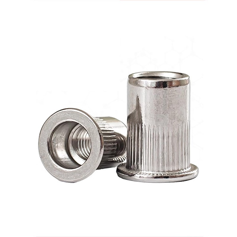 特价 304不锈钢拉铆螺母 拉帽 平头滚花拉铆螺帽 拉铆帽M4M5M6MM8