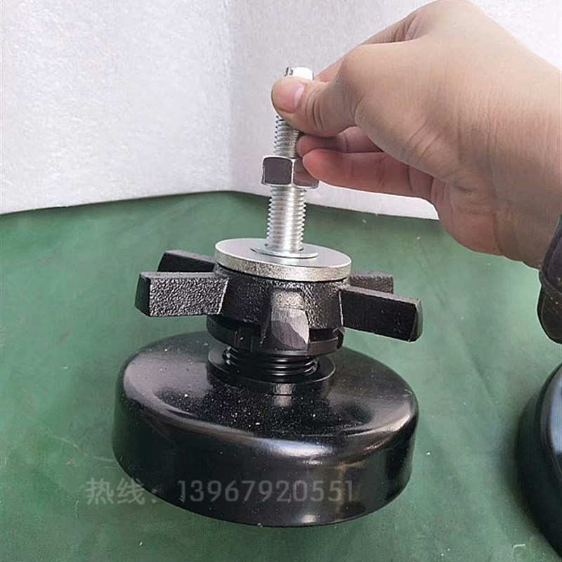 机床防震垫铁重型调整垫铁 机床螺丝地脚六爪注塑机垫脚120  160