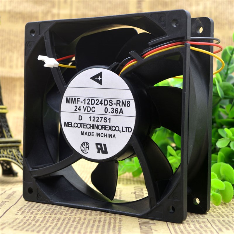 原装安川 变频器 MMF-12D24DS-RN8 12CM 12038 24V 0.36A 风扇