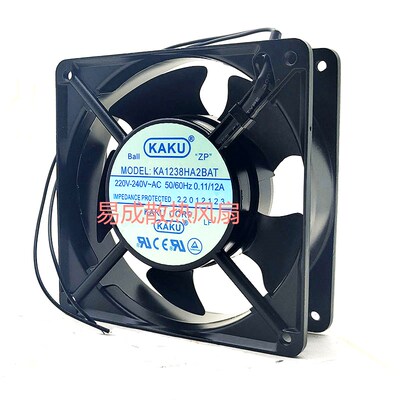 全新卡固 KA1238HA2BAT AC 220-240V 0.11/12A 12厘米 散热风扇