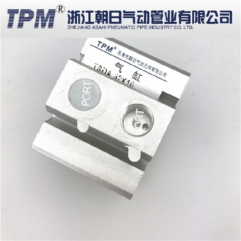 朝日TSDA气缸 薄型气缸TSDA25X5/10/15/20/25/30/35/45/100全型号