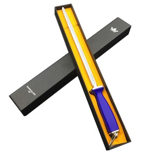 德国进口磨刀棒屠宰中纹细纹磨刀棍荡刀棍棒厨房肉菜刀快速磨圆棒