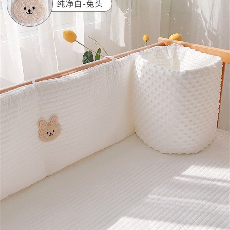 婴儿床床围纯棉一片式宝宝拼接床围挡软包儿童床边护防撞挡布加高,婴童用品,床围/床靠,淘宝优惠券,粉丝福利购,淘宝优惠卷