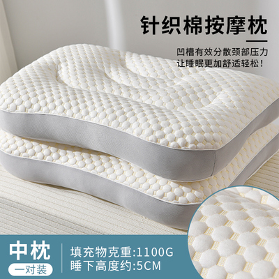 枕芯一对装家用枕头护颈椎助睡眠防打H呼噜专用单人记忆棉整头男