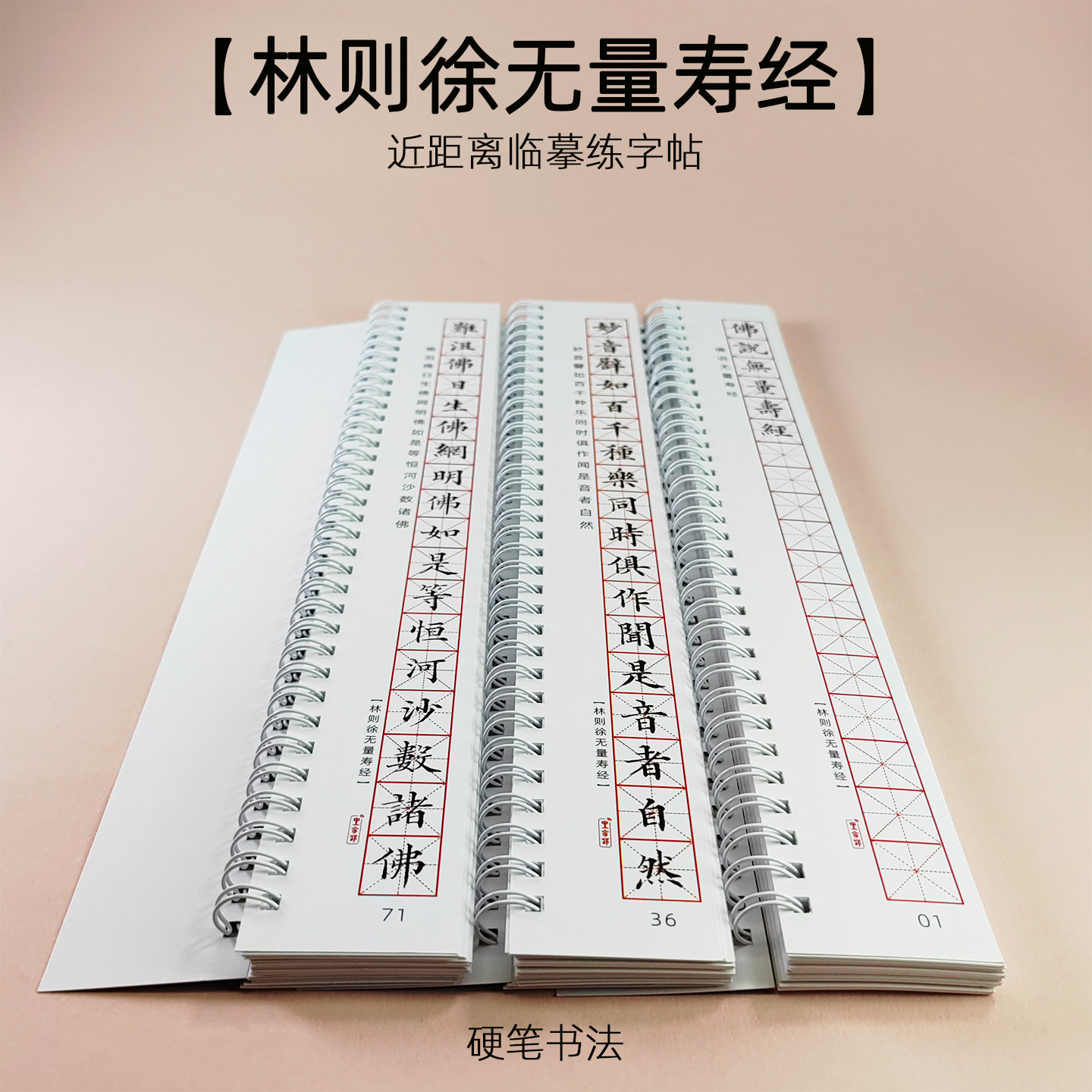 林则徐小楷无量寿经硬笔字帖高清