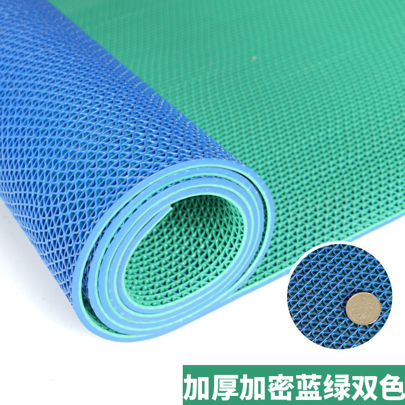 浴室洗澡淋浴防滑垫卫生间厨房门口防摔脚垫塑料PVC室外镂空地垫