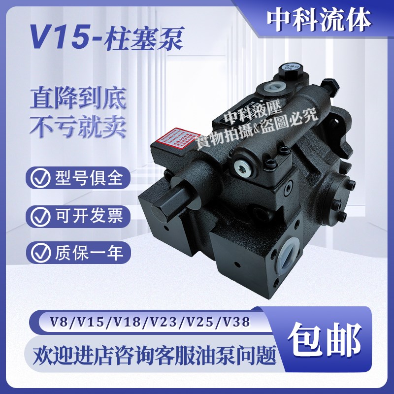 台湾V15A1R-10X变量柱塞泵V18A2R-10X 液压泵V23A3R-10XX/V38A油