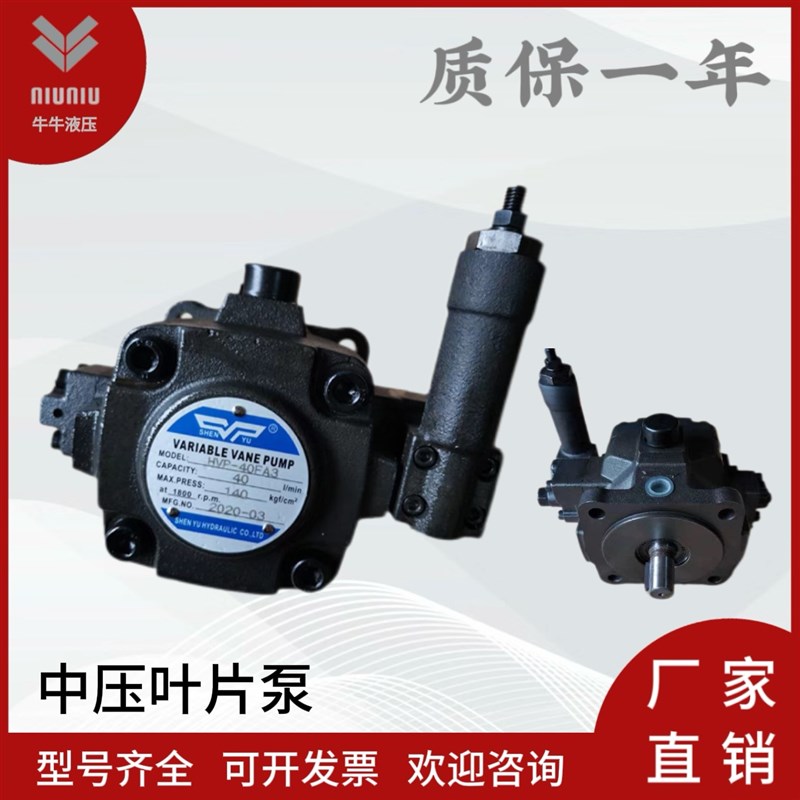 中压叶片泵HVP-20-FA3使用压力1z4MPa油泵自带溢流装置HVP-30-FA3