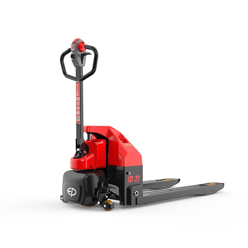 厂家锂电搬运车1.m5t新一代地牛全电动推车拖车步行式电动叉车