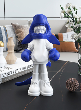 潮玩男孩酒柜装饰摆饰q客厅家居饰品玄关电视柜轻奢生日乔迁礼物