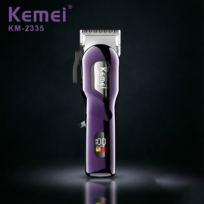 Kemei科美KM-2335理发器刀头可调液晶数显发廊美发专业电推剪家用
