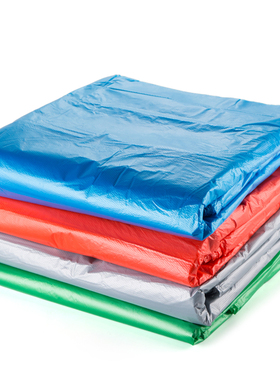 分类大号垃d圾袋加厚厨房红色蓝色绿色灰色60物业80环卫90酒店商