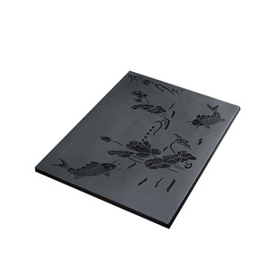 家用整块R石材盖板茶台漏水 天然乌金石茶盘定制茶桌配件内嵌入式