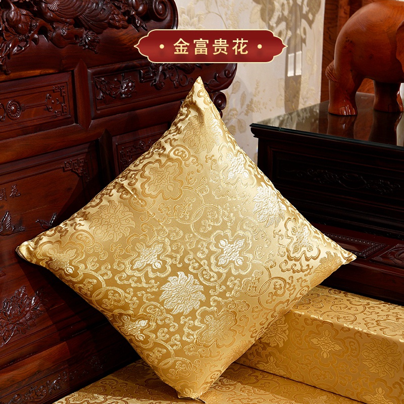新中式抱枕靠垫中国风客r厅古典靠枕靠背红木沙发腰枕套含芯可拆