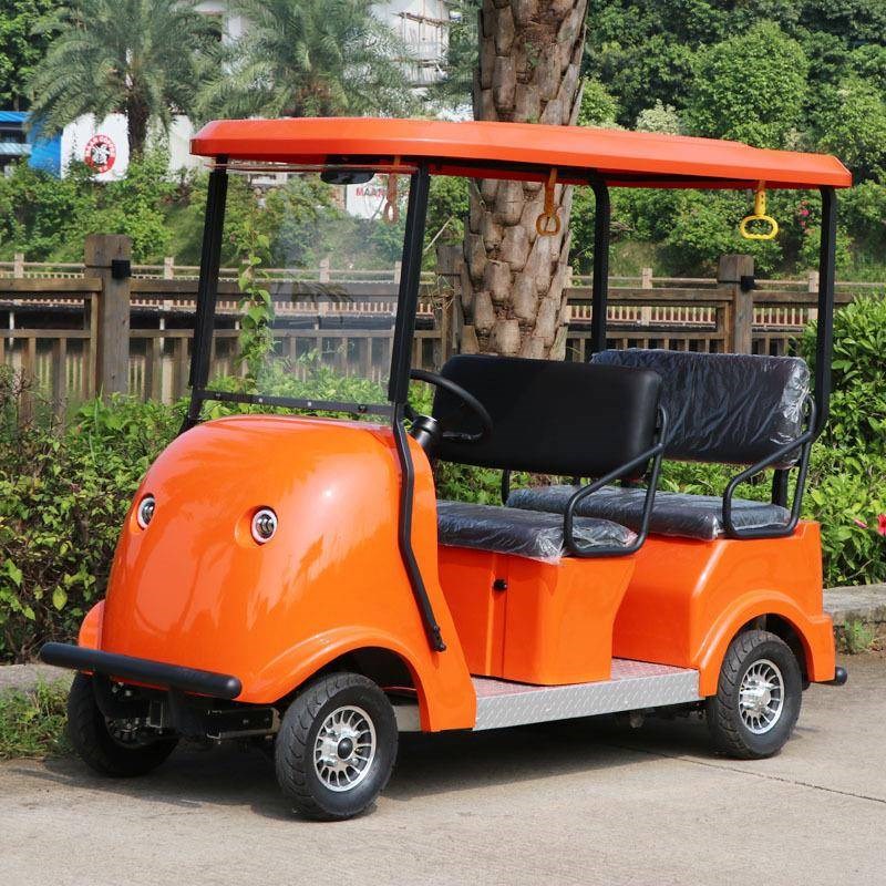 景区共享扫码电动车电动观光车公园自驾4座电动代Z步车游览车