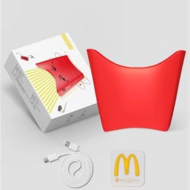 麦当当小夜灯M麦门创意充电小夜灯F卧室房间床头睡眠夜用氛围装饰