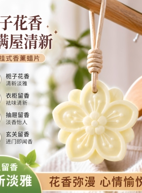 栀子花香薰蜡片持久留香