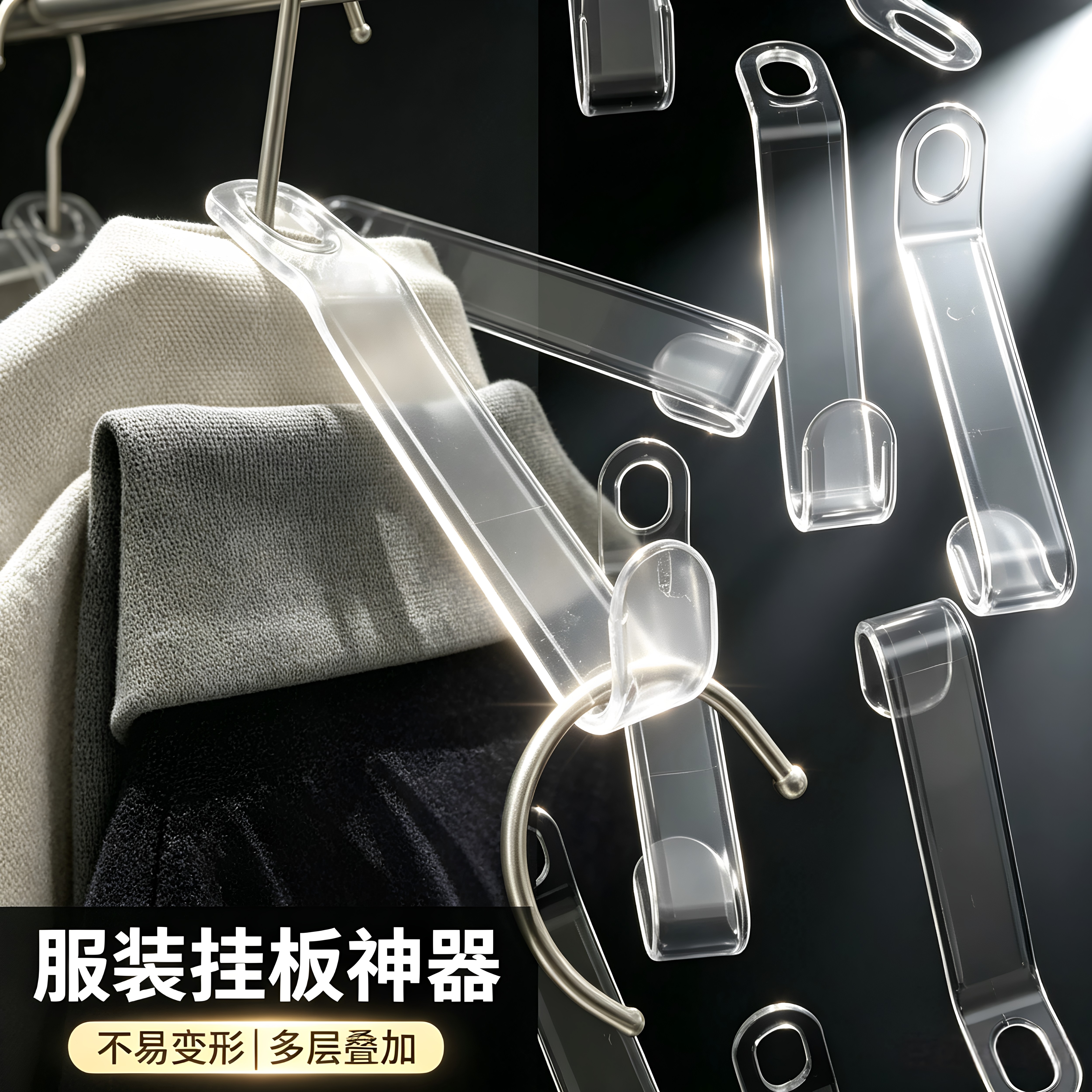 衣柜衣帽间省空间挂钩