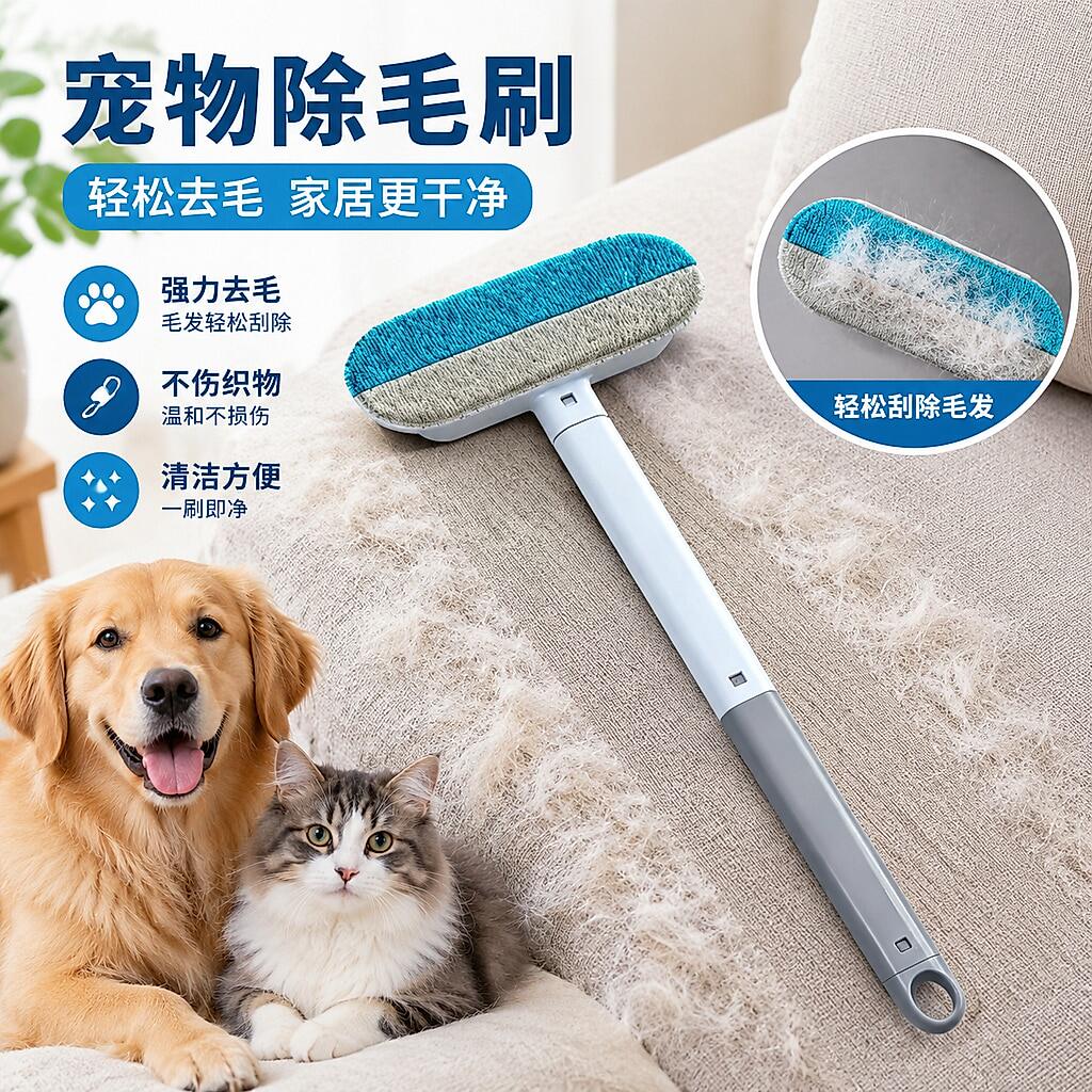 除毛器强力除毛刷家用衣物猫狗毛发清理神器沙发地毯除尘去毛刷