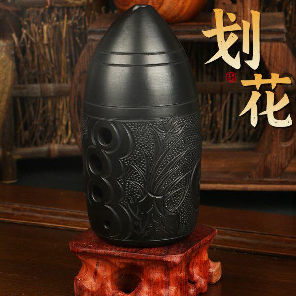 七星埙 十孔双腔埙 笔筒珍珠地 初学者成人入门埙 演奏民族乐器埙
