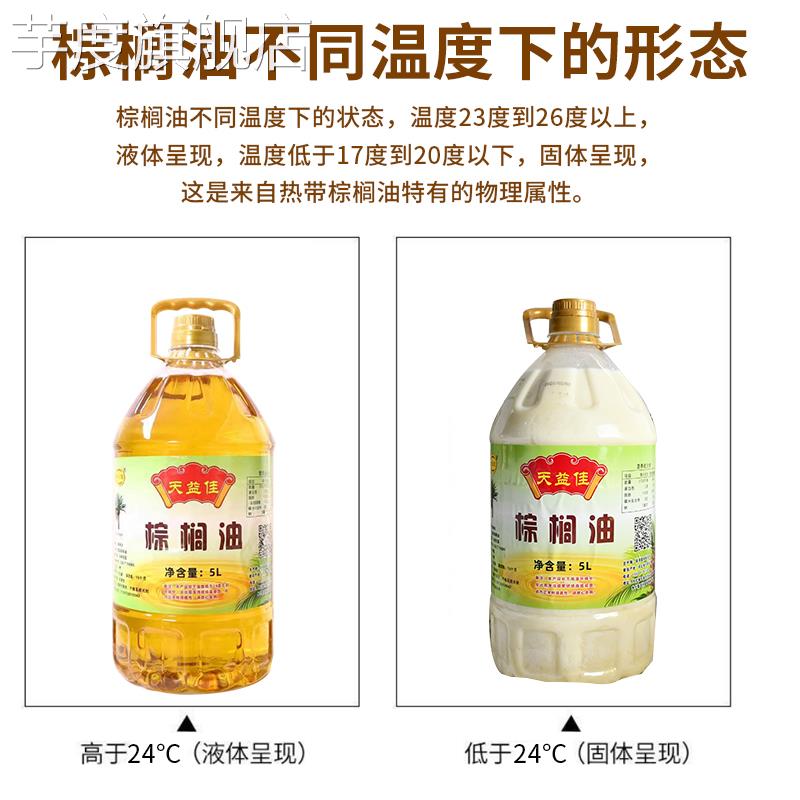 天益佳棕榈油炸专用食用油 不含反式脂肪酸的天然起酥油 刷盘底油