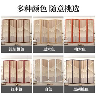 e折叠屏风隔断可移动布艺玄关客厅办公会议室酒店遮挡中 2024新款