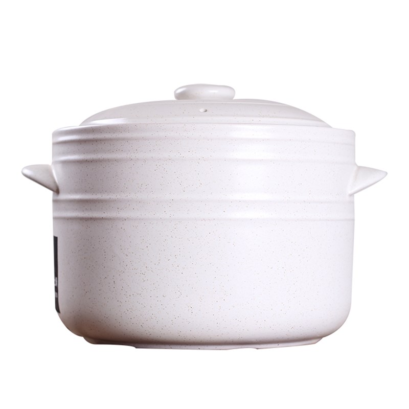 2L日式陶瓷浅汤锅 明火耐高温锂辉石砂锅熬Q粥煮丸子汤煲仔饭锅