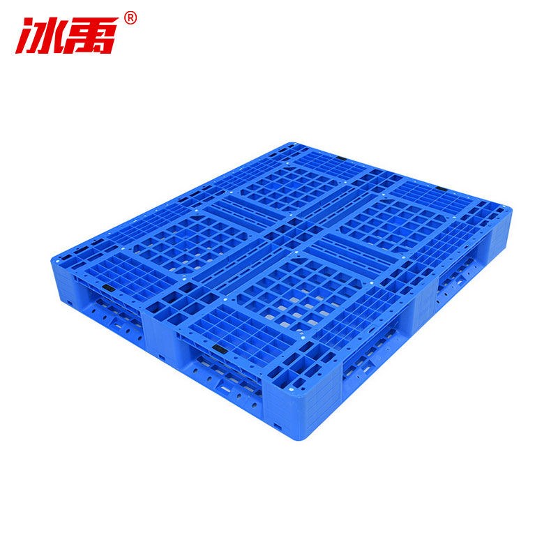 冰禹BY-6271托盘栈板塑料网格田字重J型托盘货架叉车托盘仓库防潮