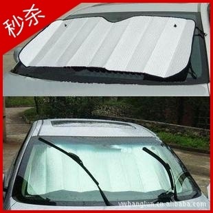 汽车前窗遮阳挡太阳挡前风挡遮阳帘后遮阳板锡箔V气双面泡铝箔