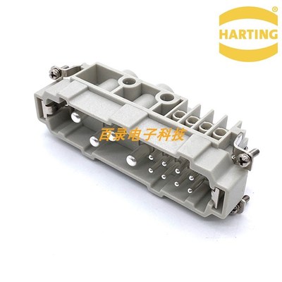 HARTING哈丁重载连接器 09380122601 12针公芯 HAN K 4/8-M 80A