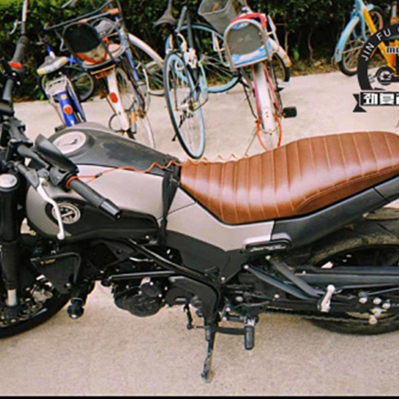 适用于贝纳利幼狮250BJ250改装坐垫 复古改装毛毛虫座垫 压花座包,童装/婴儿装/亲子装,儿童装饰手表,淘宝优惠券,粉丝福利购,淘宝优惠卷