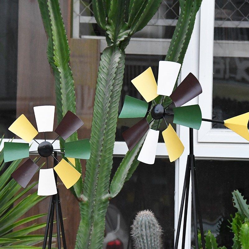 户外花园景观小品装饰旋转铁艺风车花架工艺品摆件庭院幼儿园造景,畜牧/养殖物资,畜牧/养殖器械,淘宝优惠券,粉丝福利购,淘宝优惠卷