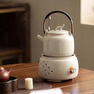 陶瓷茶壶煮茶壶室内家用电陶炉煮茶炉器具围炉陶壶明火泡茶烧水壶