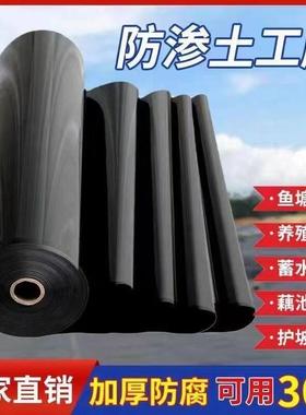 鱼塘防渗膜加厚防漏鱼池护坡蓄水池化粪池水产养殖专用防水土工膜