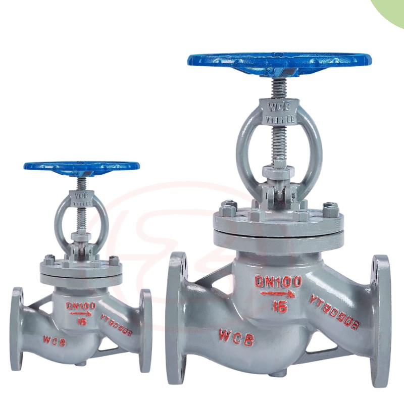 铸钢法兰截止阀J41H-16/25C锅炉高温蒸汽碳钢阀门 DN50 DN100