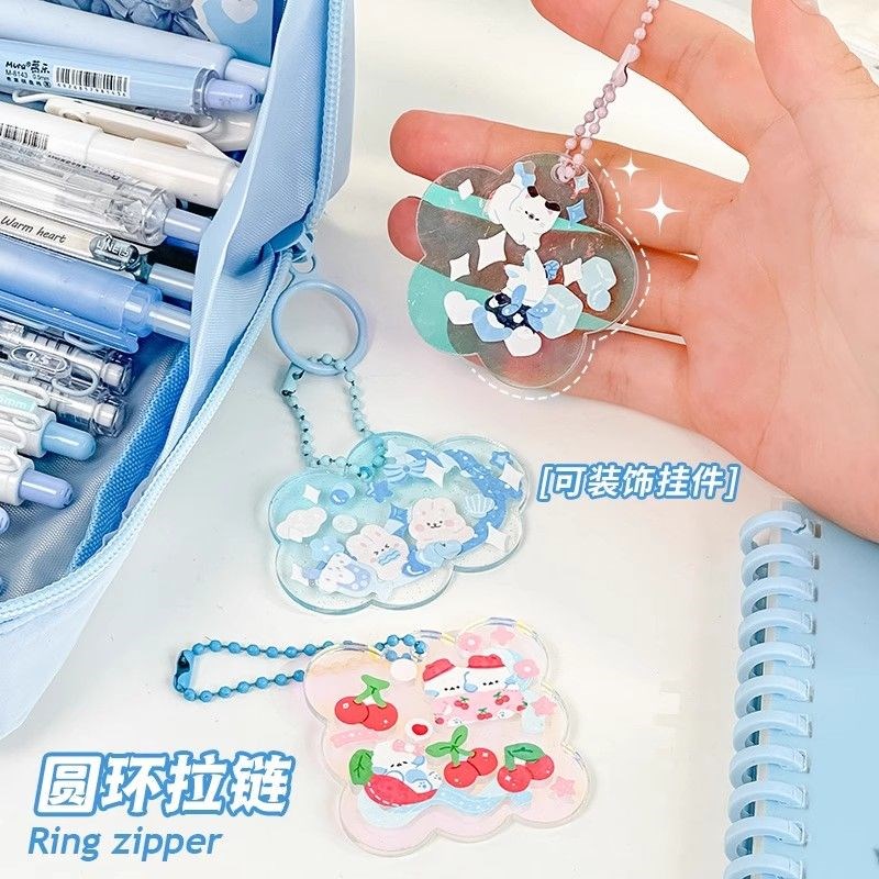 大容量笔袋可爱儿童文具盒铅笔盒女孩高颜值笔盒女生小学生套装可