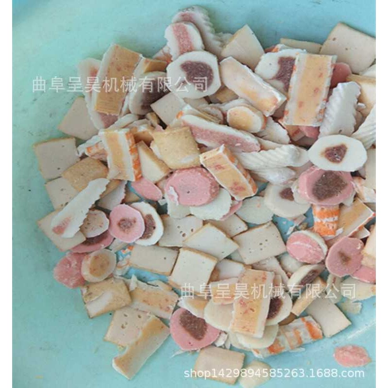 冻鱼丸切片机 滚筒随机切片厚薄调节简单电动鱿鱼卷切片机出厂价