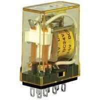 IDEC各式通用功率继电器DPDT 24VAC 3A 插入式 RY2S-ULAC24V