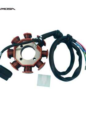 适用于Italika FT125 FT150 CG125 CG150橙色8极交流电机定子线圈