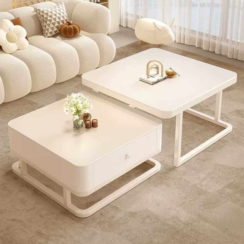 岩板茶几奶油风白岩板茶几组合轻奢小户型客厅家用简约现代网红桌,畜牧/养殖物资,畜牧/养殖器械,淘宝优惠券,粉丝福利购,淘宝优惠卷