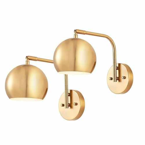 亚马逊复古床头灯中古实木卧室壁灯客厅背景墙书房过道楼梯玄关灯