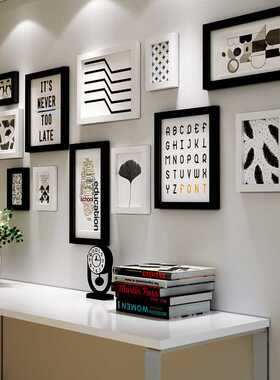 包邮【金零点2425】加夫列莱北欧式实木相框照片墙/相框墙